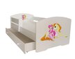 Lastevoodi ADRK Furniture Pepe Girl with unicorn, 70x140 cm, erinevad värvid hind ja info | Lastevoodid | kaup24.ee