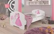 Lastevoodi ADRK Furniture Pepe Princess and horse, 70x140 cm, erinevad värvid hind ja info | Lastevoodid | kaup24.ee