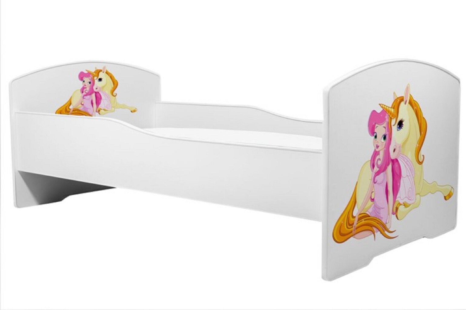 Lastevoodi ADRK Furniture Pepe Girl with unicorn, 70x140 cm, erinevad värvid цена и информация | Lastevoodid | kaup24.ee