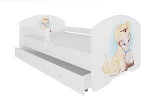 Lastevoodi ADRK Furniture Pepe dog and cat, 80x160 cm, erinevad värvid цена и информация | Детские кровати | kaup24.ee