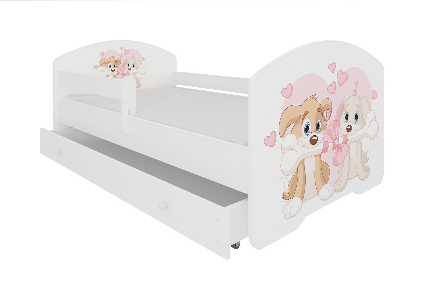 Lastevoodi ADRK Furniture Pepe dogs, 80x160 cm, erinevad värvid hind ja info | Lastevoodid | kaup24.ee