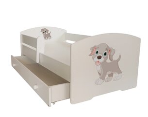 Lastevoodi ADRK Furniture Pepe dog, 70x140 cm, erinevad värvid hind ja info | Lastevoodid | kaup24.ee