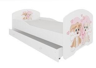 Lastevoodi ADRK Furniture Pepe dogs, 70x140 cm, erinevad värvid hind ja info | Lastevoodid | kaup24.ee