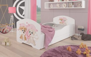 Детская кровать ADRK Furniture Pepe dogs, 80х160 см, различных цветов цена и информация | Детские кровати | kaup24.ee