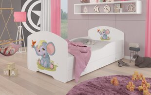 Lastevoodi ADRK Furniture Pepe Elephant, 70x140 cm, erinevad värvid hind ja info | Lastevoodid | kaup24.ee