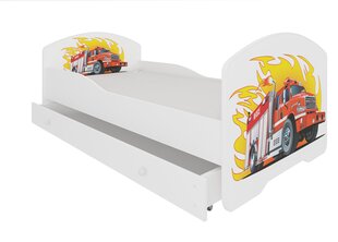 Lastevoodi ADRK Furniture Pepe Fire truck, 70x140 cm, erinevad värvid hind ja info | Lastevoodid | kaup24.ee