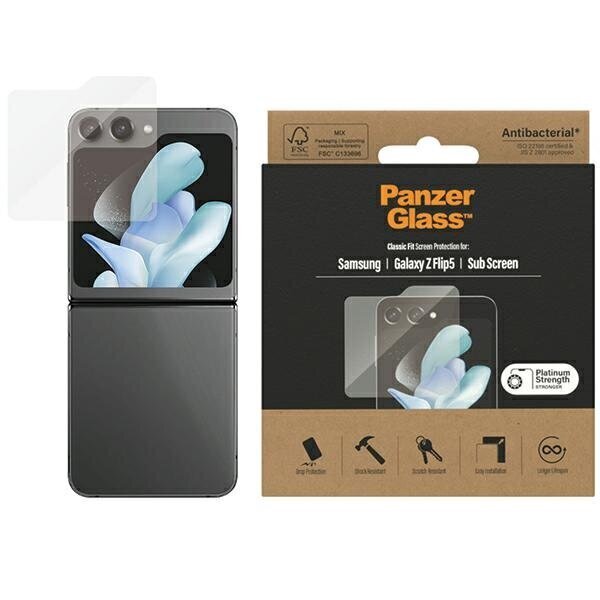 PanzerGlass Classic Fit Antibacterial Screen Protection 7314 цена и информация | Ekraani kaitsekiled | kaup24.ee