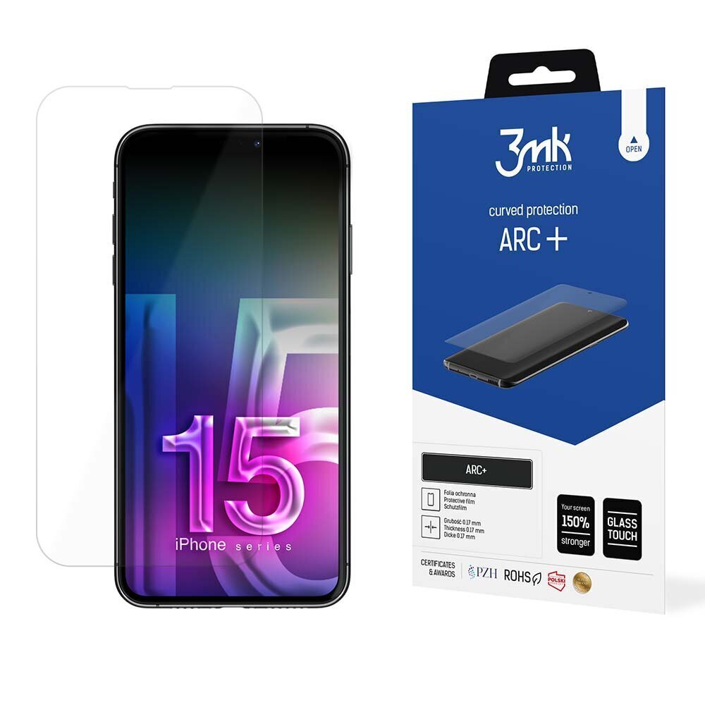 3mk ARC+ Screen Protector 5903108535441 hind ja info | Ekraani kaitsekiled | kaup24.ee