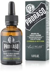 Habemeõli Proraso Cypress & Vetyver, 30 ml цена и информация | Косметика и средства для бритья | kaup24.ee