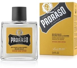 Habemepalsam Proraso Wood & Spice, 100 ml цена и информация | Средства для бритья | kaup24.ee