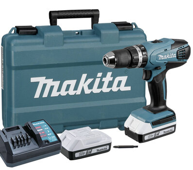 Ударный гайковерт - дрель Makita HP457DWE, 18V цена и информация | Шуруповерты, дрели | kaup24.ee