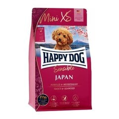 Happy Dog XS Japan väikestele täiskasvanud koertele forelli ja merevetikaga, 1,3 kg цена и информация | Сухой корм для собак | kaup24.ee