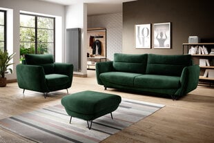 Комплект мягкой мебели Eltap Silva из 3 предметов, зеленый цвет цена и информация | Комплекты мягкой мебели | kaup24.ee