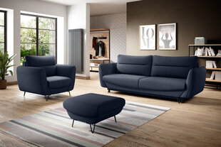 Комплект мягкой мебели из 3-х частей Eltap Silva, синий цвет цена и информация | Комплекты мягкой мебели | kaup24.ee