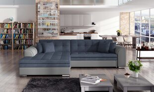 Мягкий уголок Eltap Sorento, серый/синий цвет цена и информация | Угловые диваны | kaup24.ee