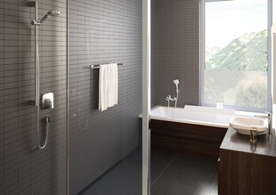 Настенный душевой выход Hansgrohe Fixfit E, 27454000 цена и информация | Аксессуары для душа, смесителей | kaup24.ee