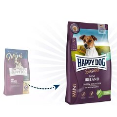 Happy Dog Mini Ireland väikestele täiskasvanud koertele küüliku ja lõhega, 10 kg hind ja info | Kuivtoit koertele | kaup24.ee