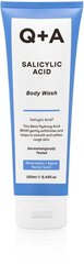 Q+A Salicylic Acid Body Wash, salitsüülhapet sisaldav kehapesuvahend, 250 ml цена и информация | Масла, гели для душа | kaup24.ee