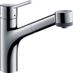 Köögisegisti väljatõmmatava dušiga Hansgrohe Talis S, kroom, 32841000 цена и информация | Кухонные смесители | kaup24.ee