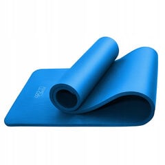 Treeningmatt 4Fizjo, 1,5 cm, sinine цена и информация | Коврики для йоги, фитнеса | kaup24.ee