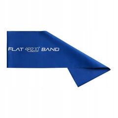 Фитнес-резинка Flat Band, 2 м, сопротивление: 4/7 цена и информация | Фитнес-резинки, гимнастические кольца | kaup24.ee