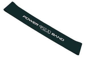 Vastupidavuskumm Mini Power Band, must hind ja info | Treeningkummid | kaup24.ee