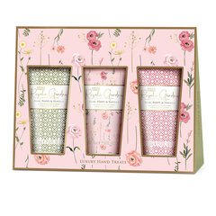 Kätekreemide kinkekomplekt Baylis & Harding Royale Garden Rose, Poppy & Vanilla Luxury Hand Treats, 3 x 50 ml hind ja info | Kehakreemid, losjoonid | kaup24.ee