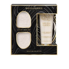 Подарочный набор для женщин Baylis & Harding Sweet Mandarin & Grapefruit Luxury Foot Care: лосьон для ног 125 мл + носки цена и информация | Кремы, лосьоны для тела | kaup24.ee