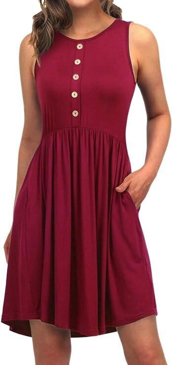 Easydwell naiste kleit, punane hind ja info | Kleidid | kaup24.ee