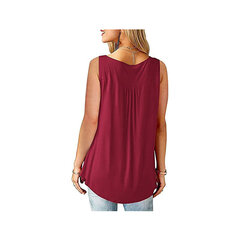 Женская блузка Pogtmm, бордовая цена и информация | Женские блузки, рубашки | kaup24.ee