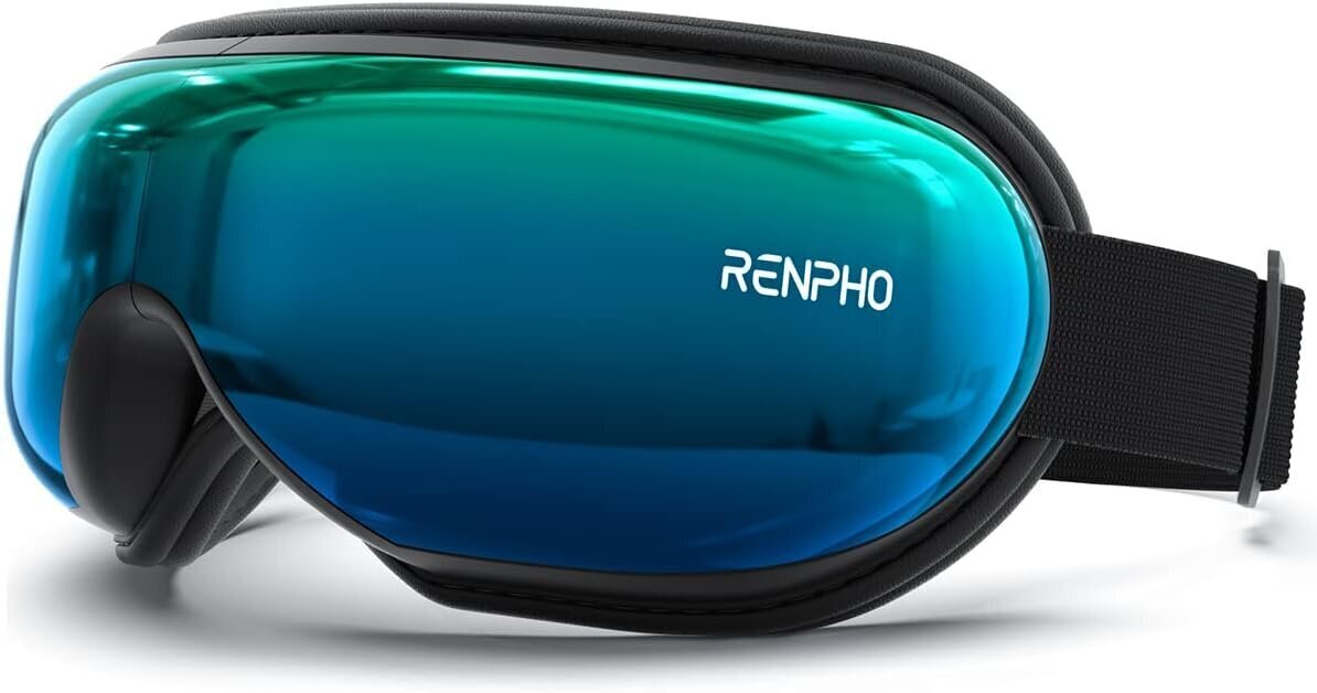 Renpho silmade masseerija, Eyeris 1, soojendus, vibratsioon, muusika Bluetoothi ​​kaudu, RF-EM001, roheline hind ja info | Massaažiseadmed | kaup24.ee