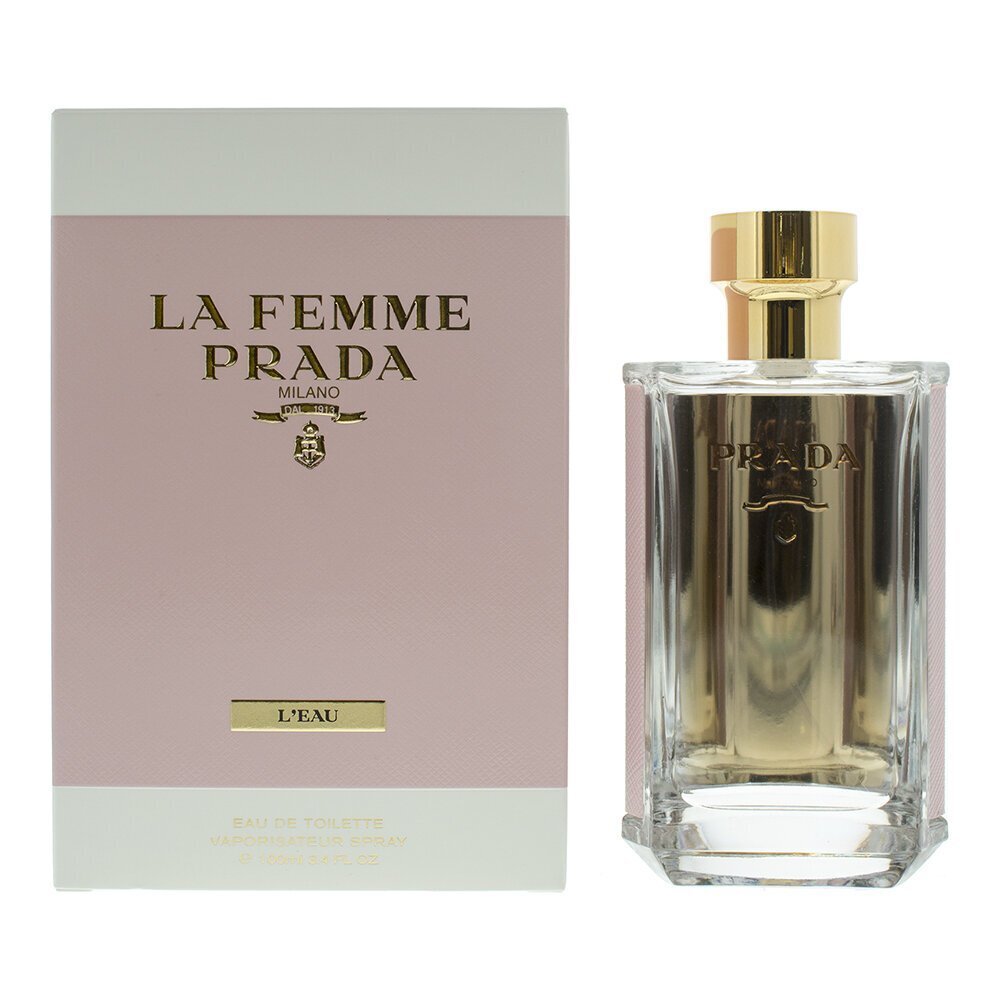 Tualettvesi Prada La Femme L'Eau EDT naistele 100 ml цена и информация | Naiste parfüümid | kaup24.ee