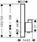 Termostaatsegisti paneel Hansgrohe ShowerSelect, 15763000 hind ja info | Vannitoa segistid | kaup24.ee