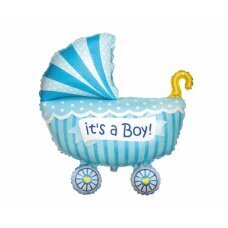 Fooliumist õhupall It`s a Boy, sinine, 61 cm hind ja info | Õhupallid | kaup24.ee