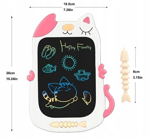 Graafiline joonistustahvel lastele, LCD hind ja info | Arendavad mänguasjad | kaup24.ee