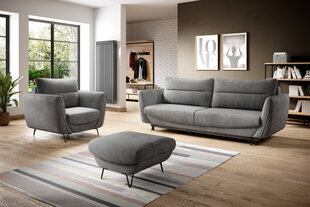 Комплект мягкой мебели из 3-х частей Eltap Silva, серый цвет цена и информация | Комплекты мягкой мебели | kaup24.ee