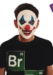Маска клоуна из латекса цена и информация | Карнавальные костюмы | kaup24.ee