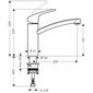 Kraanisegisti Hansgrohe Focus E2, 31806000 цена и информация | Köögisegistid | kaup24.ee