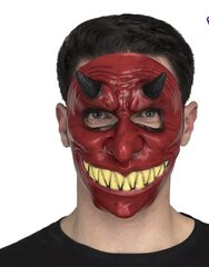 Kuradi mask, lateksist hind ja info | Karnevali kostüümid | kaup24.ee