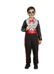 Skeleti kostüüm, Day of the dead hind ja info | Karnevali kostüümid | kaup24.ee