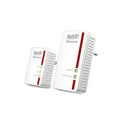 PLC Adapter Fritz! 540E 500 Mbps WIFI Valge hind ja info | USB jagajad, adapterid | kaup24.ee