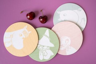 Набор подставок Muurla Moomin, 4 шт. цена и информация | Столовые и кухонные приборы | kaup24.ee