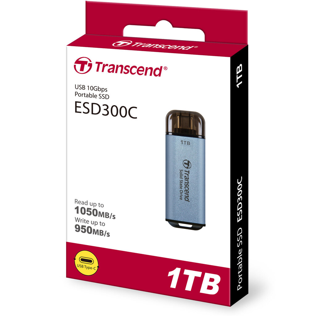 Transcend TS1TESD300C hind ja info | Välised kõvakettad (SSD, HDD) | kaup24.ee