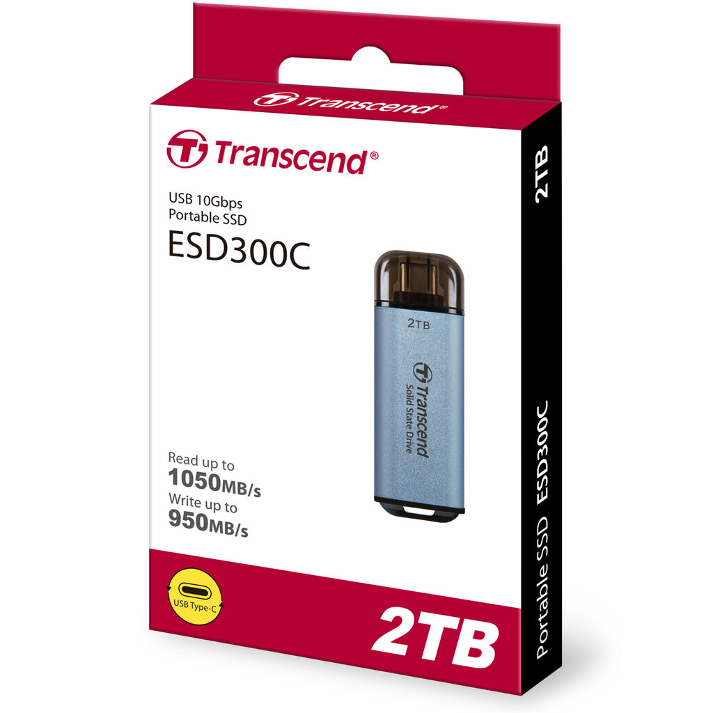 Transcend TS2TESD300C hind ja info | Välised kõvakettad (SSD, HDD) | kaup24.ee