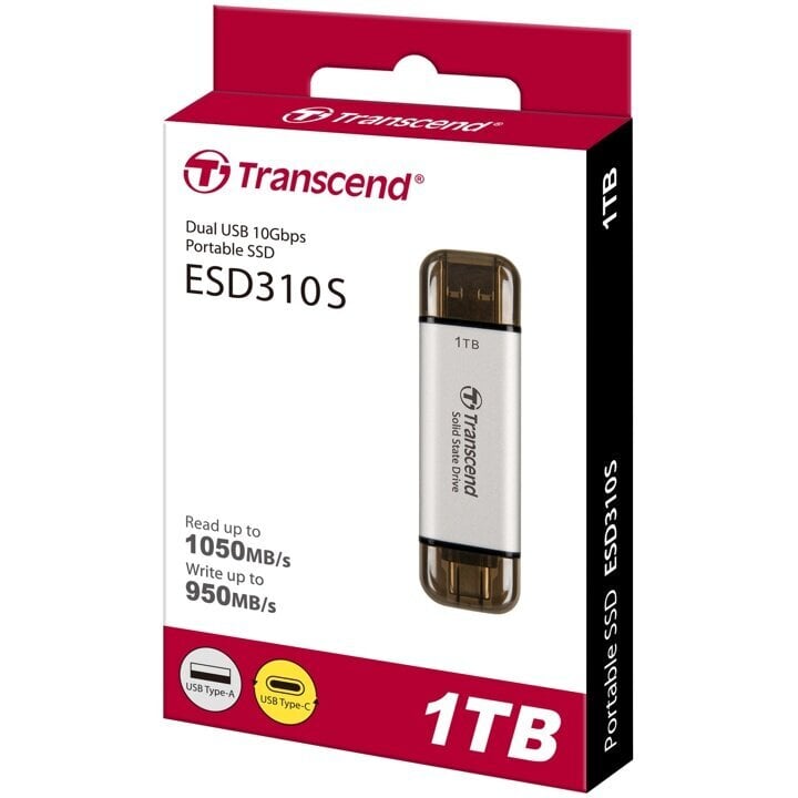 Transcend TS1TESD310S hind ja info | Välised kõvakettad (SSD, HDD) | kaup24.ee