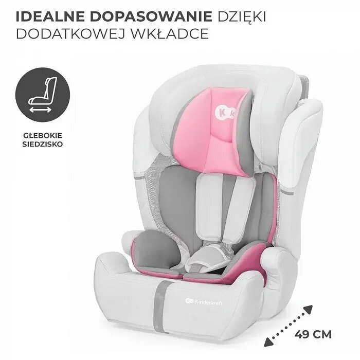 Turvatool Kinderkraft Comfort Up i-Size, 9-36 kg, pink цена и информация | Turvatoolid | kaup24.ee