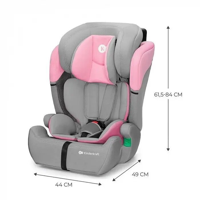 Turvatool Kinderkraft Comfort Up i-Size, 9-36 kg, pink hind ja info | Turvatoolid | kaup24.ee