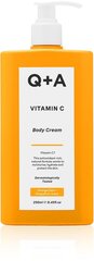 Крем для тела с витамином С Q+A Vitamin C Body Cream, 250 мл цена и информация | Кремы, лосьоны для тела | kaup24.ee