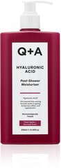 Увлажняющий крем для тела с гиалуроновой кислотой Q+A Hyaluronic Acid Post Shower Moisturizer, 250мл цена и информация | Кремы, лосьоны для тела | kaup24.ee