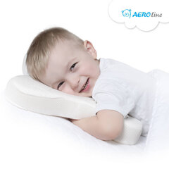 Детская подушка 36x36 см, белая цена и информация | Детские подушки, конверты, спальники | kaup24.ee